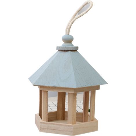 1 nid d'oiseau en bois pour oiseau d'extérieur, perroquet, moineau (1/5)