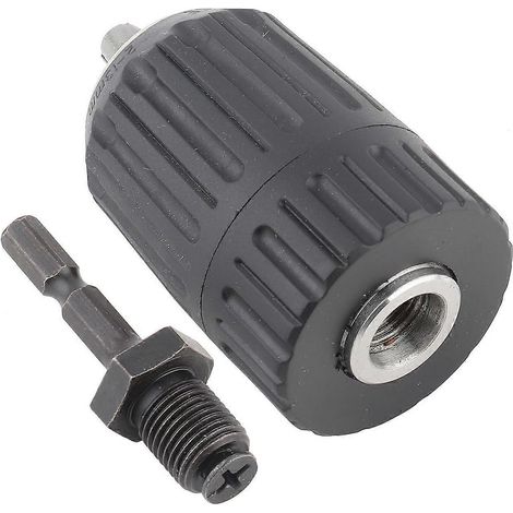 Kunststoffgehäuse 2,0–13 mm, 1/2–20UNF Schnellspannbohrfutter, 1/4-Zoll-Sechskant-Verbindungsstange (1/4)