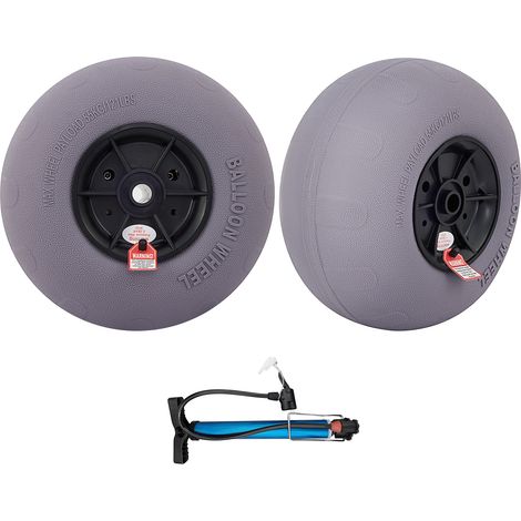 Mophorn Rueda Hinchable Neumático 13" TPU Neumáticos de Ruedas de Globo 2-3 PSI 4,4 kg Neumáticos de Ruedas Neumática Llanta Plástico Neumáticos de Carro Rueda Carretilla Sacos de Neumáticos