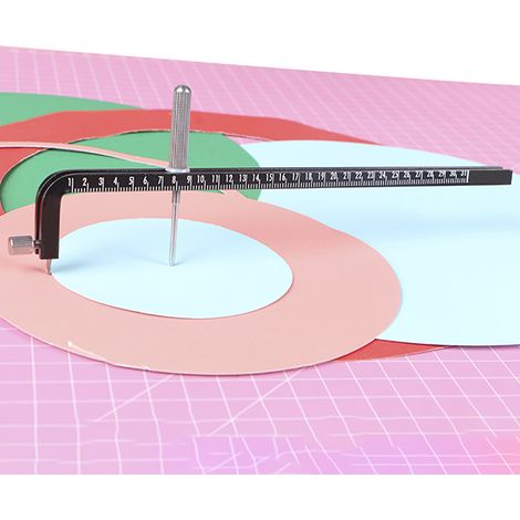 Kreisschneider aus Aluminiumlegierung, einstellbarer Schnittdurchmesser, Kreisschneidwerkzeug (1/5)