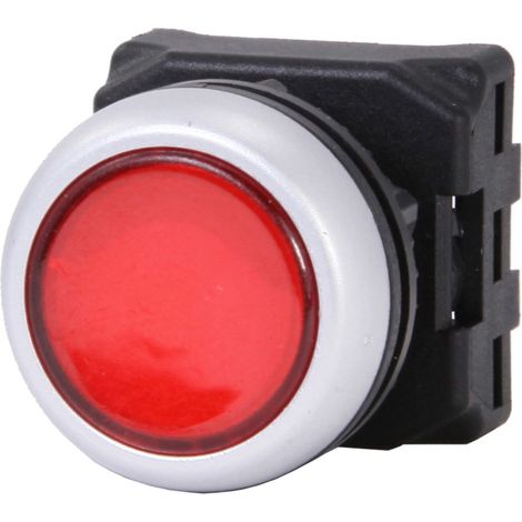 Tête de bouton-poussoir RS PRO Rouge, Retour par ressort, Ø découpe 22mm ( Prix pour 1 )