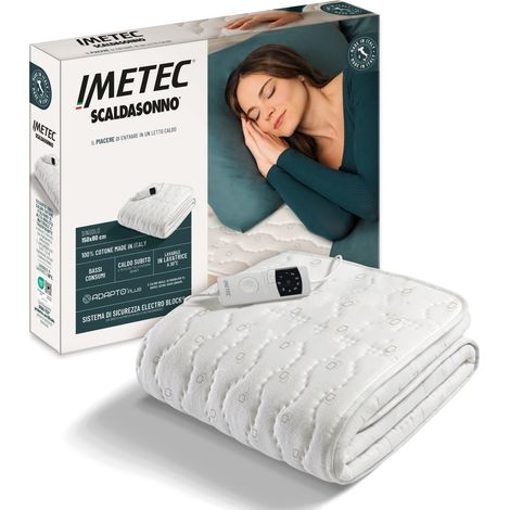 Imetec Adapto Plus Cotone Calentador de cama eléctrico 150 W Blanco Algodón, Poliéster (1/5)