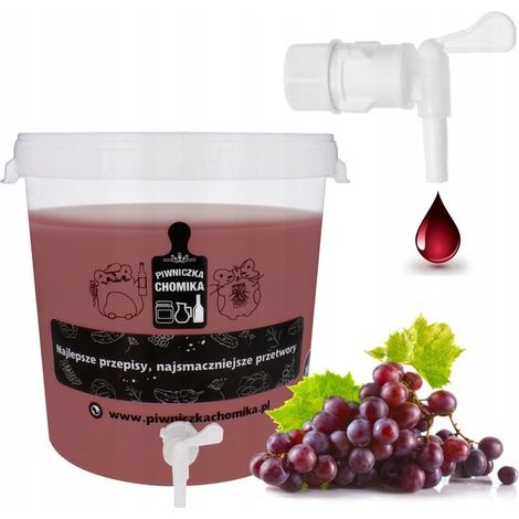Récipient de fermentation GARDENLINE 30L avec couvercle et robinet JOK5048 (1/5)