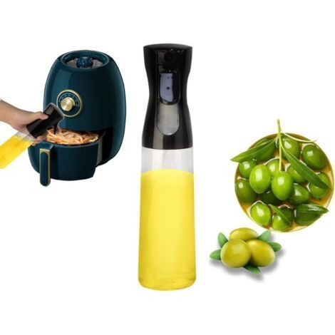 Kitchen Oil Spray Bottle Oil Sprayer 300 ML Oil and Vinegar Spray Olive Oil Spray for Frying, Salad, Baked Goods, Toast (1/4)