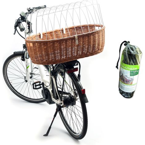 Aumüller Fahrrad-Transportkorb für Hunde, L: 72 cm + Schutzhaube - Gepäckträgermontage (1/5)