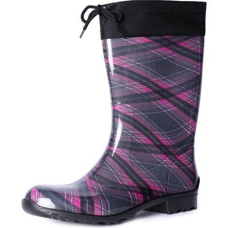 Ladeheid Bottes de Pluie Femme LA-968 (Violet/Carreaux, 37 EU) (1/5)