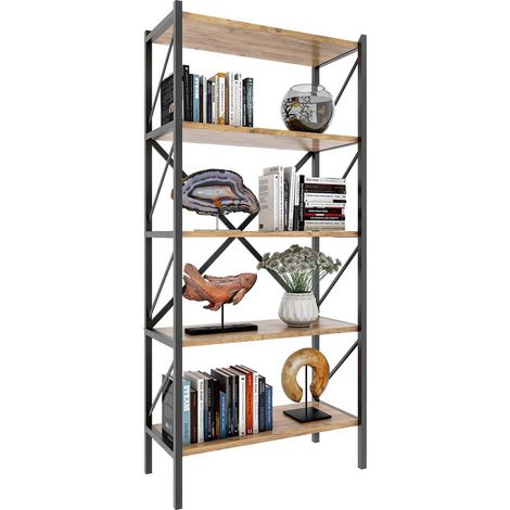 Hêtre d'étagère en métal Insasi 5x 160x66x34 - VCM (1/5)