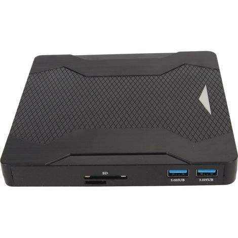 Lecteur DVD Externe USB 3.0 Type C - Graveur Silencieux Plug & Play avec Indicateur Lumineux