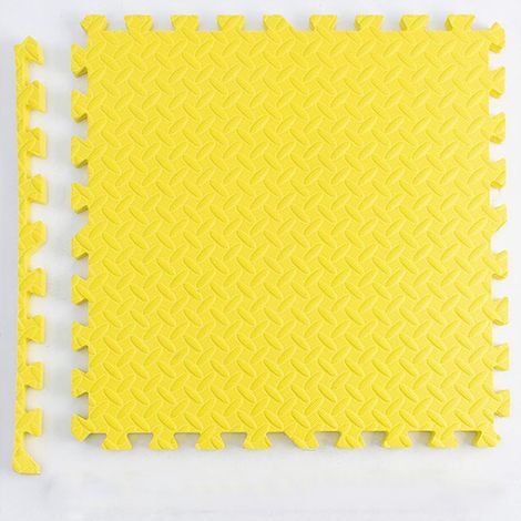 12 Tapis de Sol Interlock Bébé - Mousse EVA Sûre - Pour Apprentissage et Jeu - Motif Attrayant- 30x30cm (1/5)