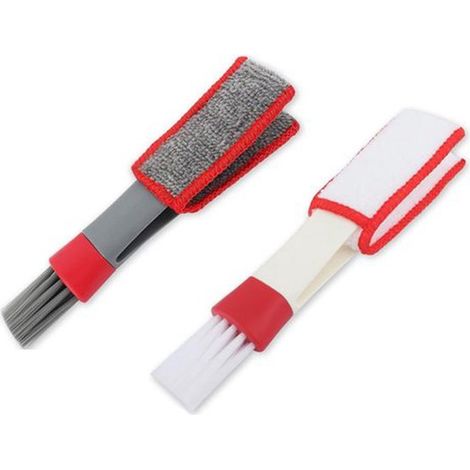 2 pièces – Plumeaux pour stores et aérations – Brosse de dépoussiérage pour intérieur de voiture et stores – Nettoyage facile des coins et surfaces difficiles d’accès (1/5)
