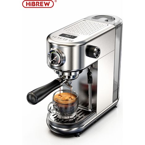 Hiinvasif-Machine à café expresso semi-automatique, cafetière super fine, température réglable, froid et chaud, cappuccino, W 20bar, H10B (1/2)
