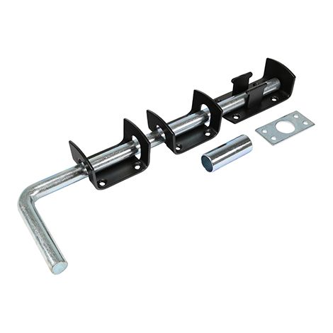 TIMCO Garage Drop Down Bolt Black - 12"