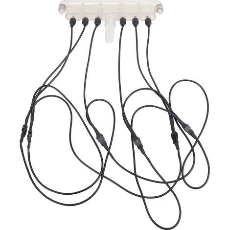 Buse de rideau d'eau cascade Led RGB 12V, sortie de piscine pour étang et étang à poissons (1/4)