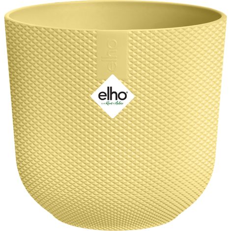Elho Jazz Round Mini 7 - Giallo - Ø 7 x B 7 x H 7 cm - Interno - 100% riciclato (1/5)