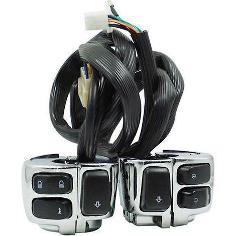 Motorrad-Lenkerschalter 25 mm Handbedienschalter Blinker Hupe