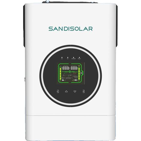 Inversor solar híbrido, doble salida, tecnología MPPT avanzada, SD-PLUS-2442WP-EU, 220-240V, 24V (1/5)