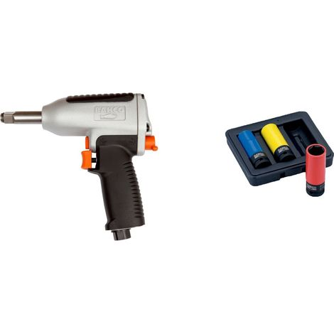 Clé à chocs bec long Bahco BPM914L avec coffret 3 douilles