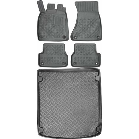 Juego de alfombrillas para coche y maletero para Audi A6 C7 Kombi (2011-2018). (1/5)