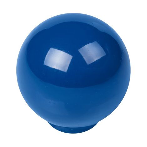 Bola Abs 29 mm. Azul Oscuro Brillo Herrajes Nesu