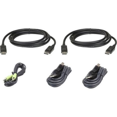 Cavo KVM Aten 2L-7D03UDPX5 Nero 3m