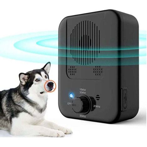 Rechargeable Ultrasonic Anti-Barking Device 3 Levels Dog Training 10M Soft Bark Stop Animals (1/4)