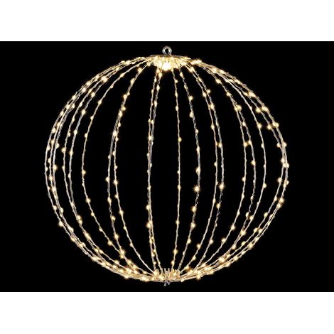 Palla di Natale Luminosa da Appendere, 360 Led, Diametro 50 cm - Interno Esterno (1/4)