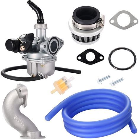 Carburador con kit de reconstrucción y filtro de aire, repuesto para motocicletas y ATV Taotao Sunl Roketa Baja Kazuma XR CRF de 50cc 70cc 90cc 110cc 125cc (1/4)