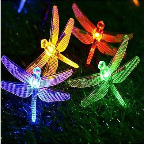Guirlandes lumineuses solaires papillon multicolores-Online Store (1/5)
