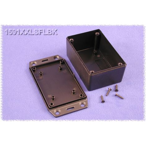 Hammond Electronics 1591XXSSFLBK Universal-Gehäuse 110 x 82 x 44 ABS Schwarz 1 St.