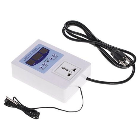 1 piece. Colour: White. Material: ABS. European standard AC100-240 V TMC-1000. Intelligent digital temperature display. (1/5)