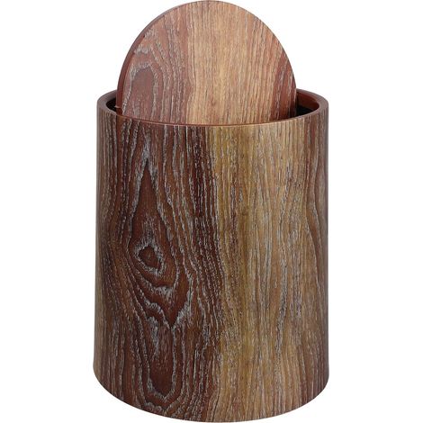 INOOMP avec couvercle à charnière poubelle en plastique de