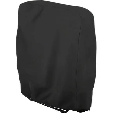 Housse de chaise pliante avec sac de rangement - Noir - Tissu Oxford 210D (1/5)