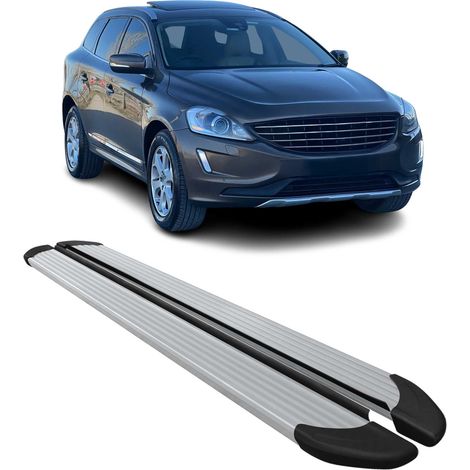Marchepieds Latéraux pour Volvo XC90 2002 à 2014, Marchepied latéral de Voiture en Aluminium, 2 Pcs, Argent (1/5)