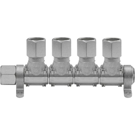 Riegler Druckluftverteiler »Multi-Link«, ohne Kupplung, Entnahmeeinheit 4 (1/2)