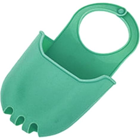 Sac de rangement en silicone pour évier à suspendre, porte-éponge, porte-savon, égouttoir polyvalent pour la maison (1/5)