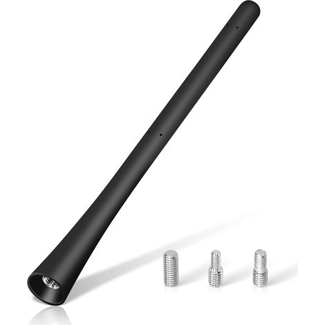 Remplacement de l'antenne aérienne de la Voiture Universelle, Antenne de Voiture AM/FM avec vis M4 M5 M6 7inch (18 cm) (1/5)
