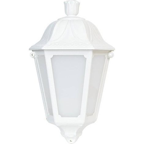 Applique murale extérieure IP55 Lanterne en résine style rustique classique blanc avec culot E27 pour terrasse porte jardin (1/5)