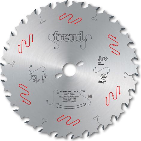 Freud – Lame de scie circulaire Ø315mm – F03FS04601 – Pour bois dur et tendre – Denture alternée Z28 – Anti-recul pour sécurité
