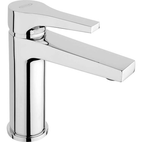 Miscelatore monoforo lavabo Jacuzzi rubinetteria Moonlight ottone cromato per piletta click clack 0MG00086JA00 (1/5)