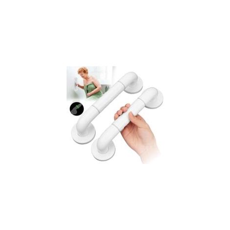 Set aus 2 rutschfesten Haltegriffen, 30 cm, mit Leuchtkreisen für Bad und Dusche, für ältere Menschen