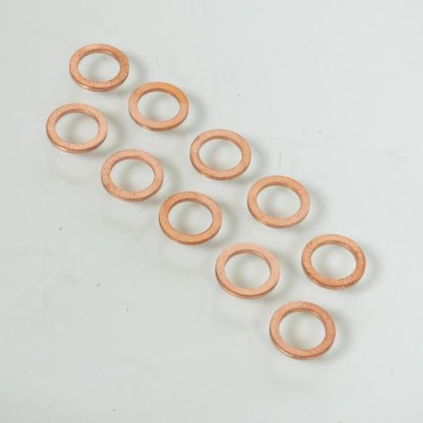 Joint plat cuivre de vis de vidange 8x12x1mm pour scooter Piaggio
