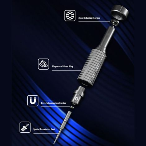 Kit de 6 tournevis extra-durs pour réparation mobile, outillage de démontage avec embouts magnétiques (1/5)