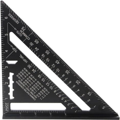 Aiperq Metric system MULTI FONCTIONS 180 mm Metal Aluminium Regle Équerre Trusquin Guide Raporteur Angle 45 90 Degres/Outils de menuisier/Outil de traçage Guide de menuiserie en bois