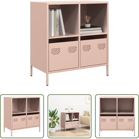 Rosa - Sideboard Rosa 68x39x73,5 cm Kaltgewalzter Stahl (1/5)