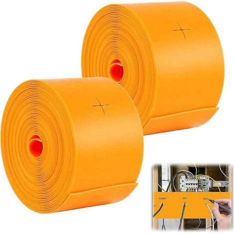 Packung mit 2 perforierten 5 m (16,4 ft) langen Streifen für elektrische Kabel, zur Fixierung von Drähten bei gewerblichen Installationen, Kabelbefestigung für Trockenbauwände (1/5)
