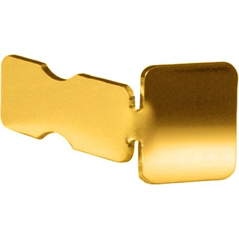 Abschlusskappe Quadratprofil Edelstahl HEXIM 10-12mm HEX402 (12mm, Gold glänzend SP) (1/3)