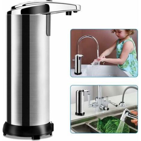 Automatischer Seifenspender mit Infrarotsensor und wasserdichtem Sockel - Crezuo