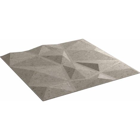 Wandpaneele 48 pcs Betongrau 50 x 50 cm XPS Schaum