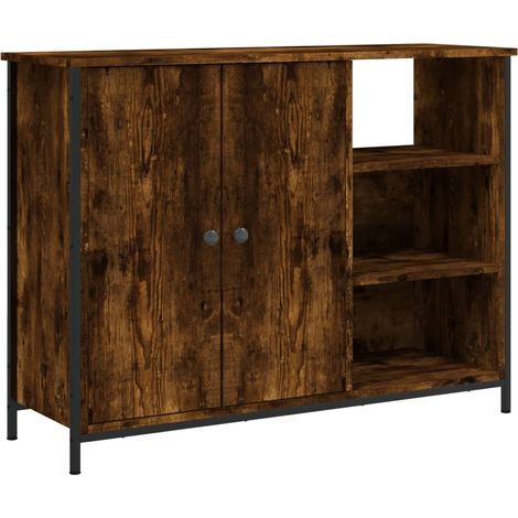 Credenza buffet cassettiera mobile contenitore organizer cucina soggiorno soggiorno 100 x 33 x 75 cm derivati del legno marrone 020030827