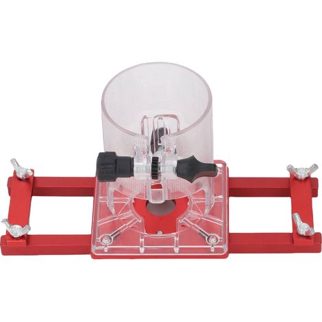 Support de défonceuse 2 en 1 compact pour meubles, placards et armoires, avec rainureuse pour machine à affleurer de diamètre intérieur 65 mm.
